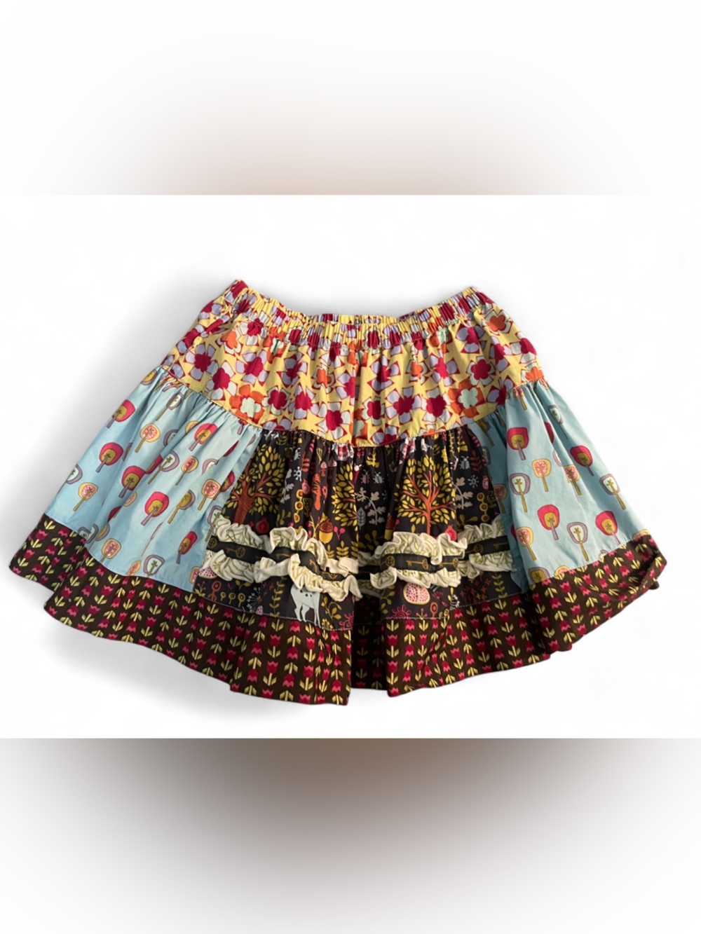 Matilda Jane Multi Print Skirt Girls Size 6